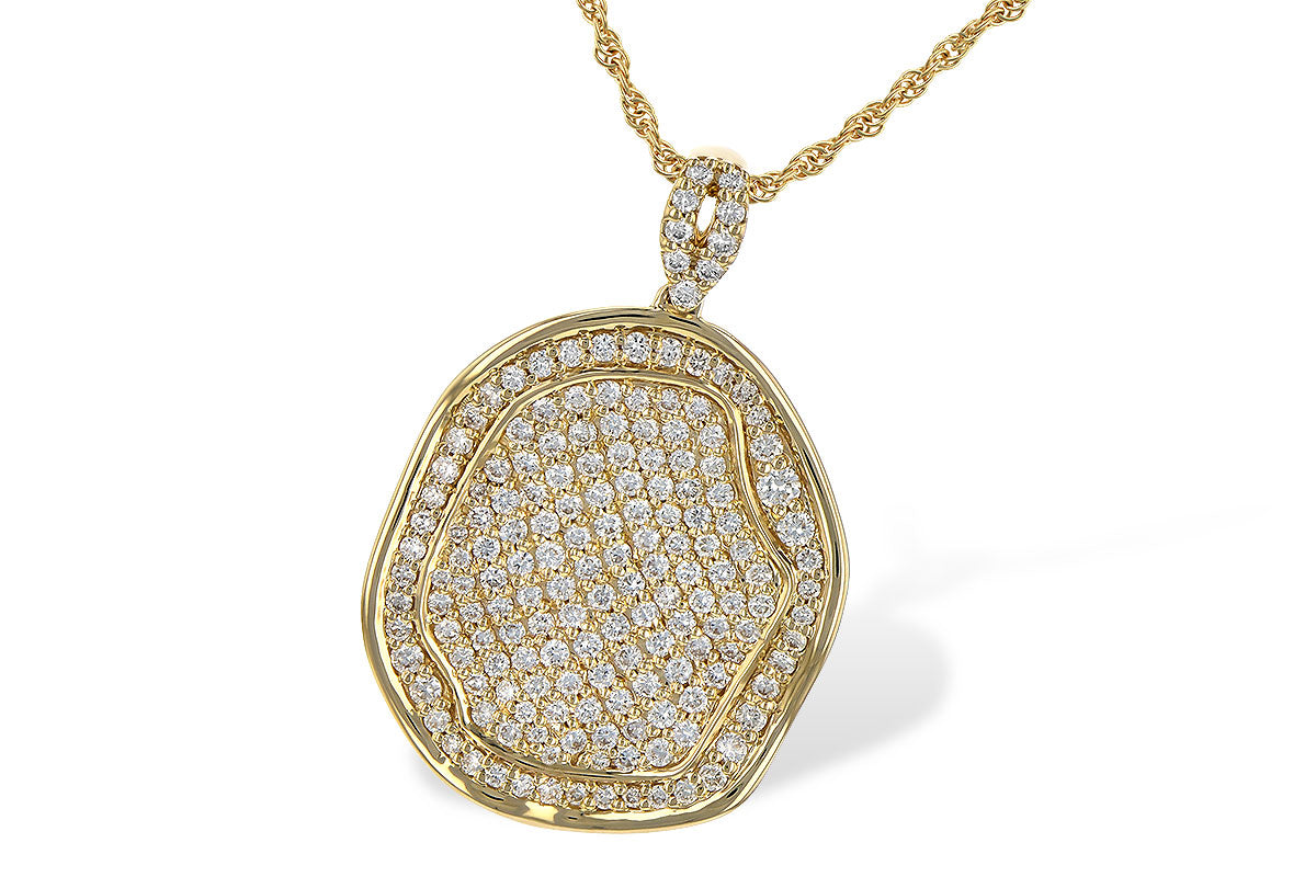 Allison Kaufman Diamond Necklace in 14K Yellow Gold, 0.92 ctw (N8115)
