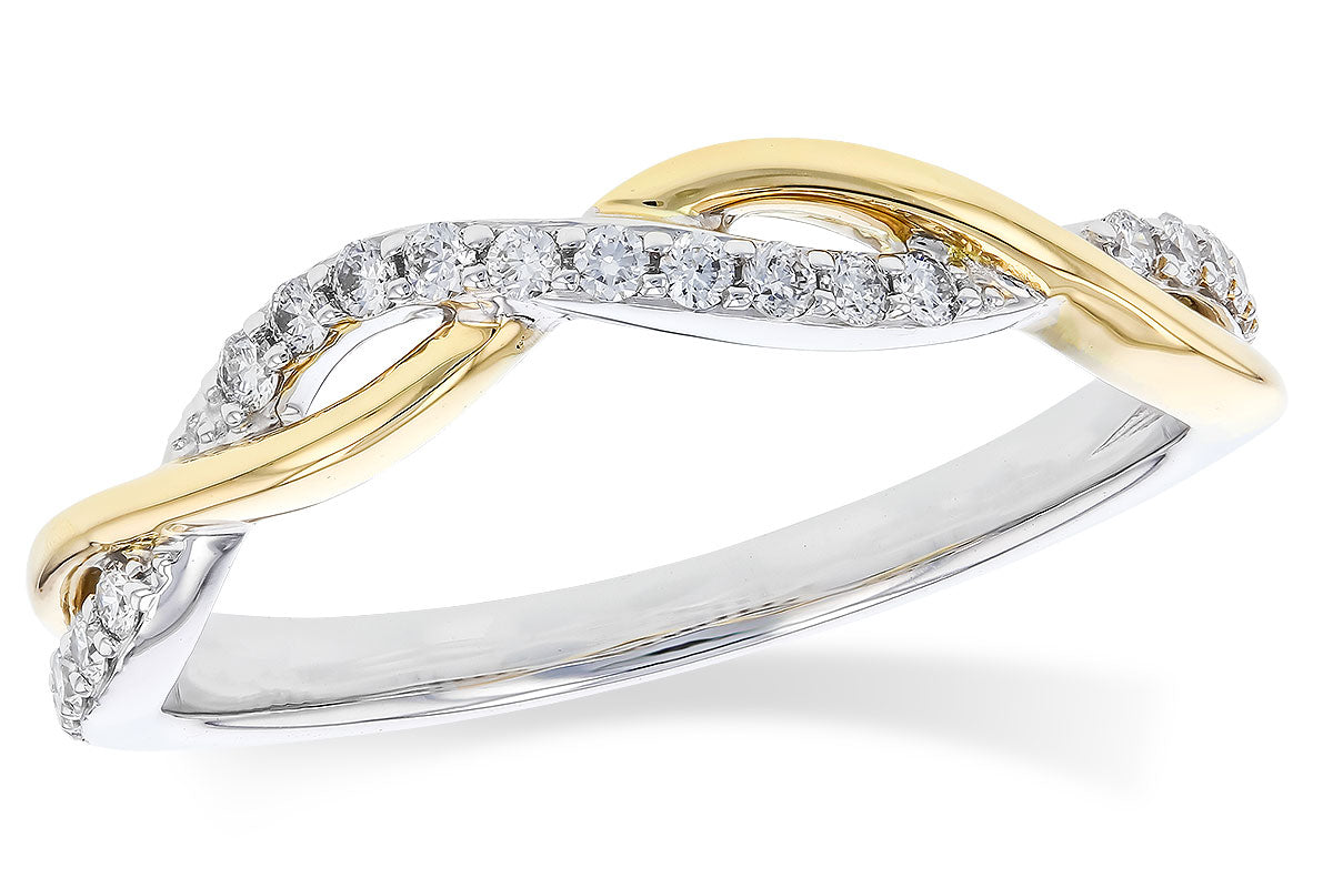 Allison Kaufman Diamond Band Enhancer in 14K Yellow & White Gold, 0.16 ctw (W2523)