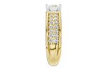 Allison Kaufman Diamond Engagement Ring Semi-Mount in 14K Yellow Gold, 0.70 ctw, alternate view