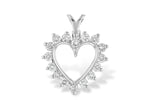 Allison Kaufman Diamond Pendant in 14K White Gold, 0.45 ctw