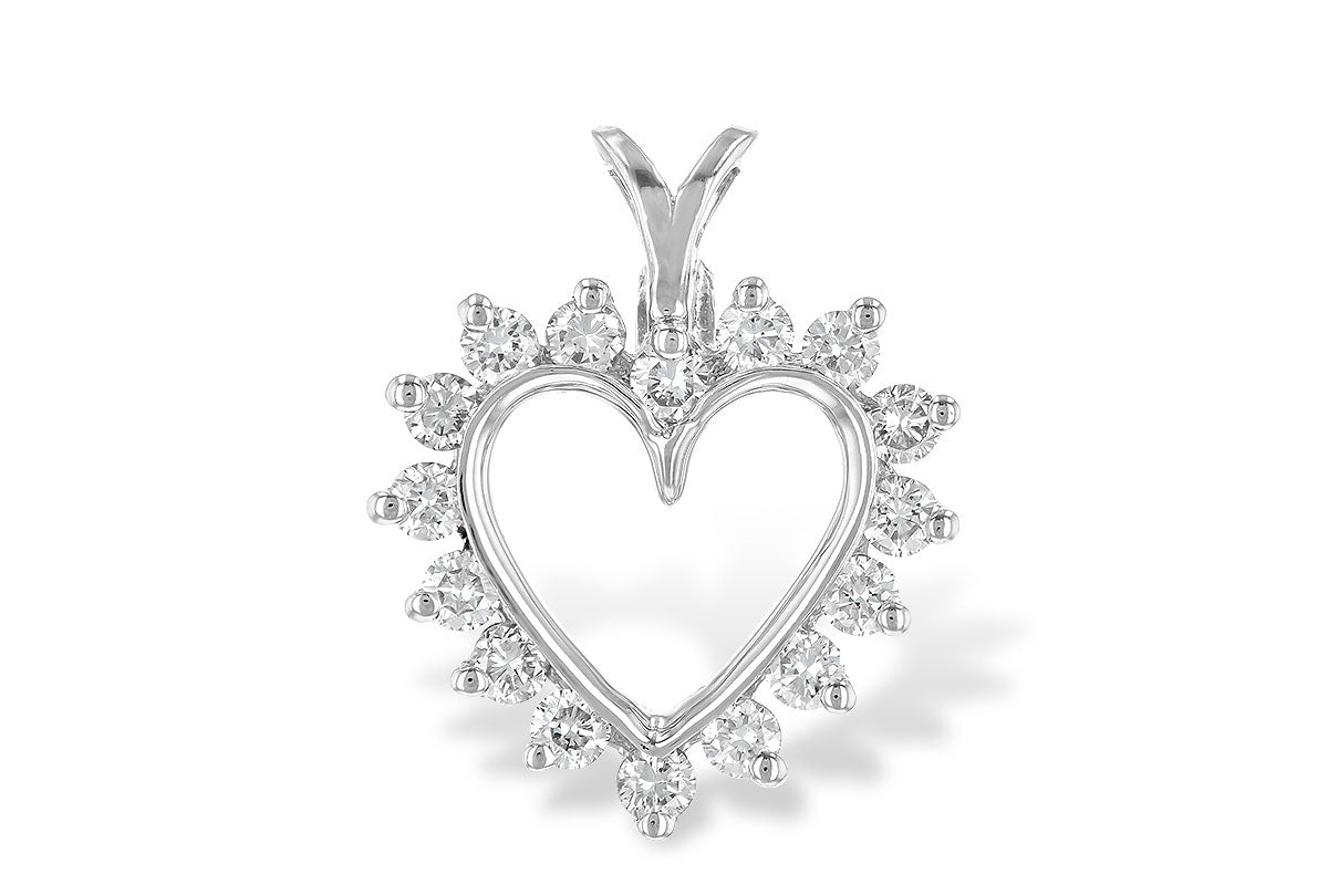 Allison Kaufman Diamond Pendant in 14K White Gold, 0.45 ctw