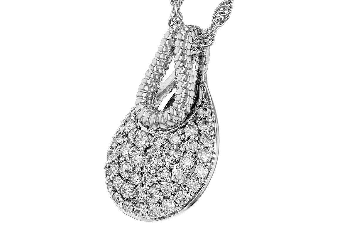 Allison Kaufman Diamond Necklace in 14K White Gold, 0.50 ctw (N8745), alternate view