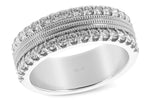Allison Kaufman Diamond Wedding Band in 14K White Gold, 0.68 ctw