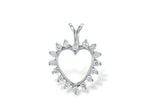 Allison Kaufman Diamond Pendant in 14K White Gold, 0.23 ctw