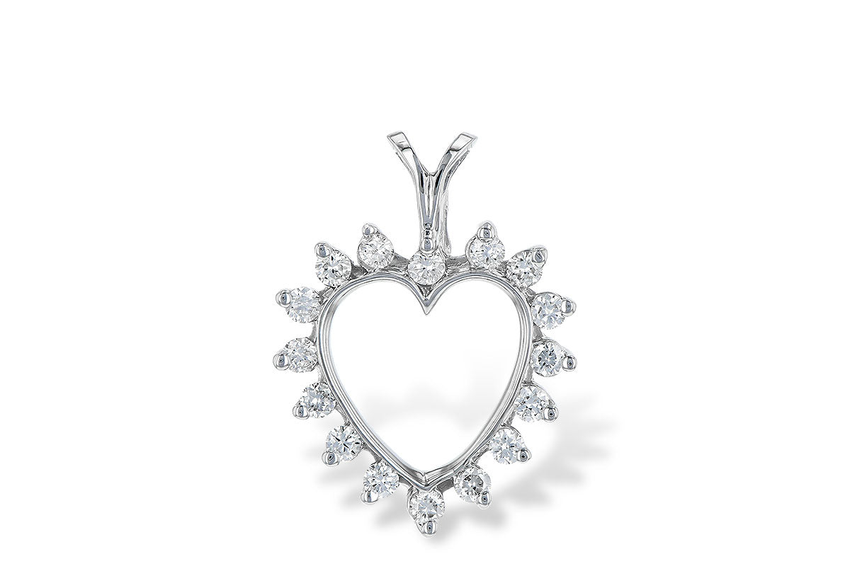 Allison Kaufman Diamond Pendant in 14K White Gold, 0.23 ctw