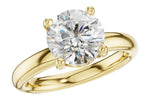 Allison Kaufman Diamond Engagement Ring Semi-Mount in 14K Yellow Gold, 0.06 ctw (L7947)