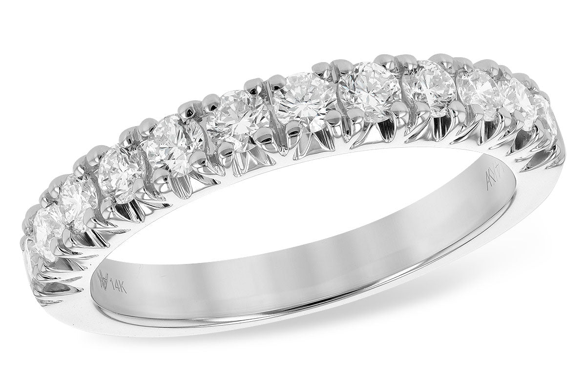 Allison Kaufman Diamond Wedding Band in 14K White Gold, 0.75 ctw (WR834-75)