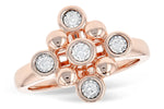 Allison Kaufman Diamond Ring in 14K Rose Gold, 0.14 ctw