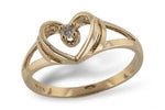 Allison Kaufman Diamond Ring in 14K Yellow Gold, 0.04 ctw