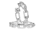 Allison Kaufman Diamond Earrings in 14K White Gold, 0.25 ctw (E1992), alternate view