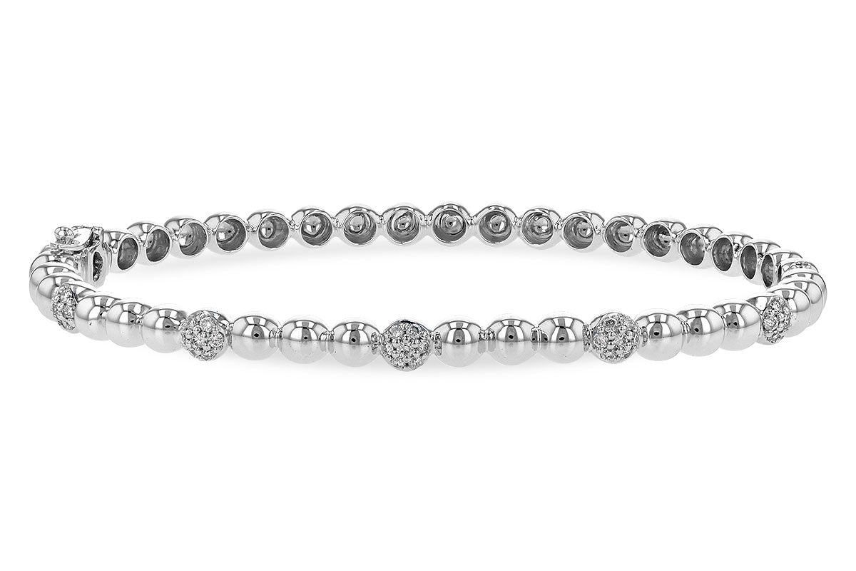 Allison Kaufman Diamond Bracelet in 14K White Gold, 0.27 ctw