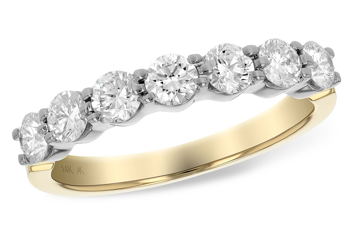 Allison Kaufman Diamond Wedding Band in 14K Yellow & White Gold, 1.00 ctw (WR114-1)