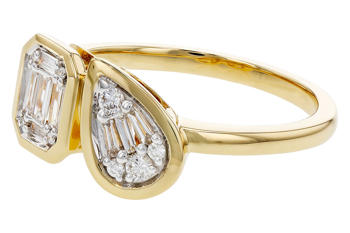 Allison Kaufman Baguette Diamond Ring in 14K Yellow Gold, 0.25 ctw (D6077), alternate view