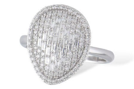 Allison Kaufman Diamond Ring in 14K White Gold, 0.70 ctw (D5581)