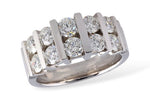 Allison Kaufman Diamond Wedding Band in 14K White Gold, 2.00 ctw (W1716)
