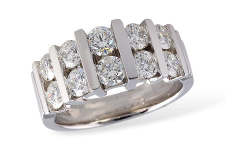 Allison Kaufman Diamond Wedding Band in 14K White Gold, 2.00 ctw (W1716)