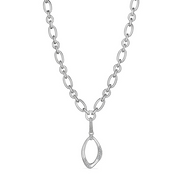 Gaia Toggle Necklace With Diamonds