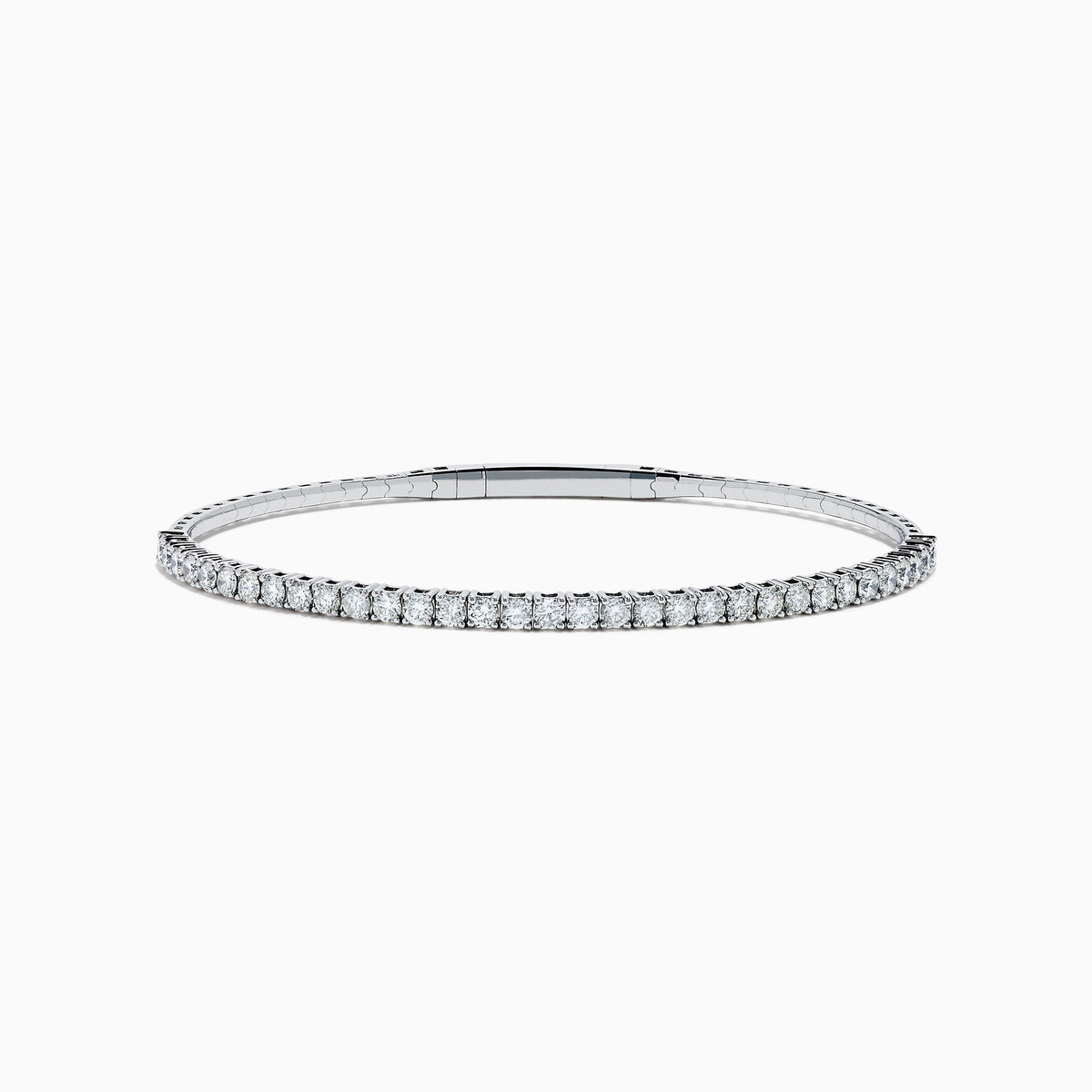 Flexible Diamond Bracelet in 14K White Gold