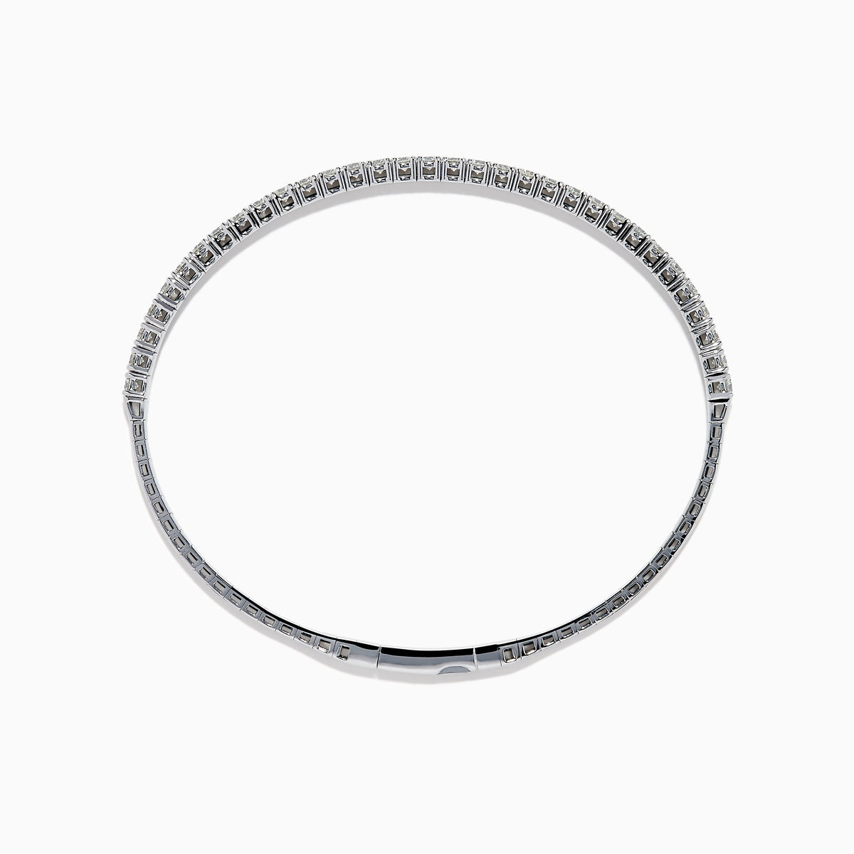 Flexible Diamond Bracelet in 14K White Gold view 3