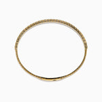 Flexible Diamond Bangle Bracelet in 14K Yellow Gold view 3