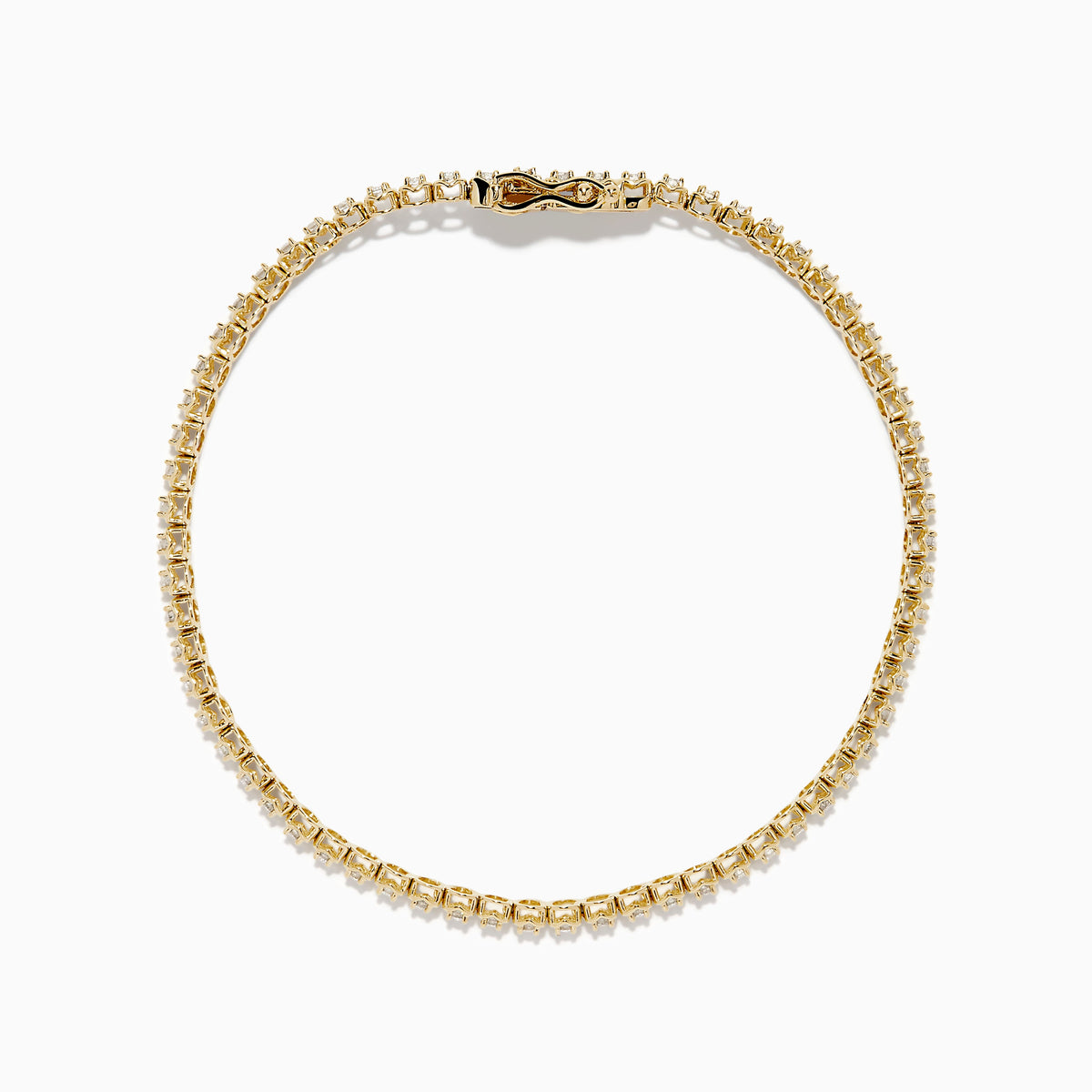 1.0 Ct. Diamond Tennis Bracelet in 14K Yellow Gold view 3