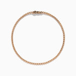 0.25 Ct. Diamond Tennis Bracelet in 14K Rose Gold view 3