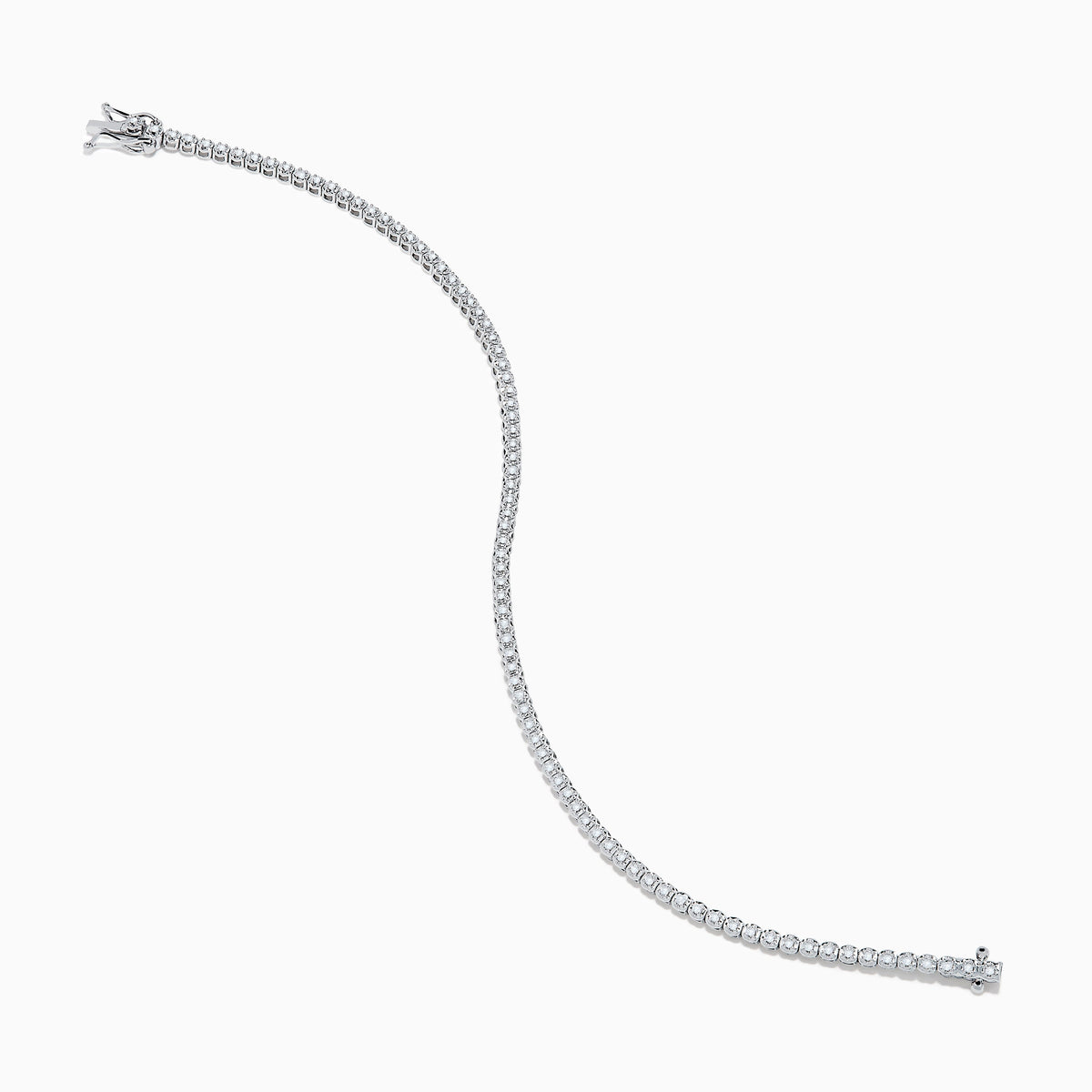 0.25 Ct. Diamond Tennis Bracelet in 14K White Gold view 2