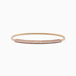 Flexible Diamond Bangle in 14K Rose Gold