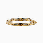 Hollow Oval Chain Link Bracelet in 14K Yellow Gold