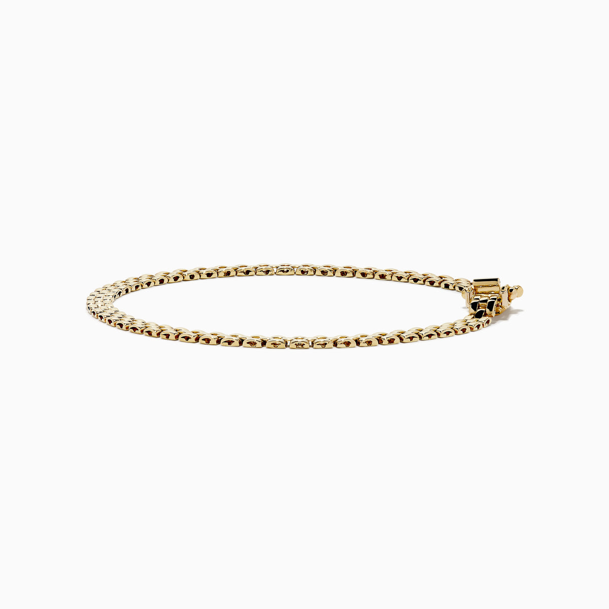 Panther Chain Link Bracelet in 14K Yellow Gold view 3