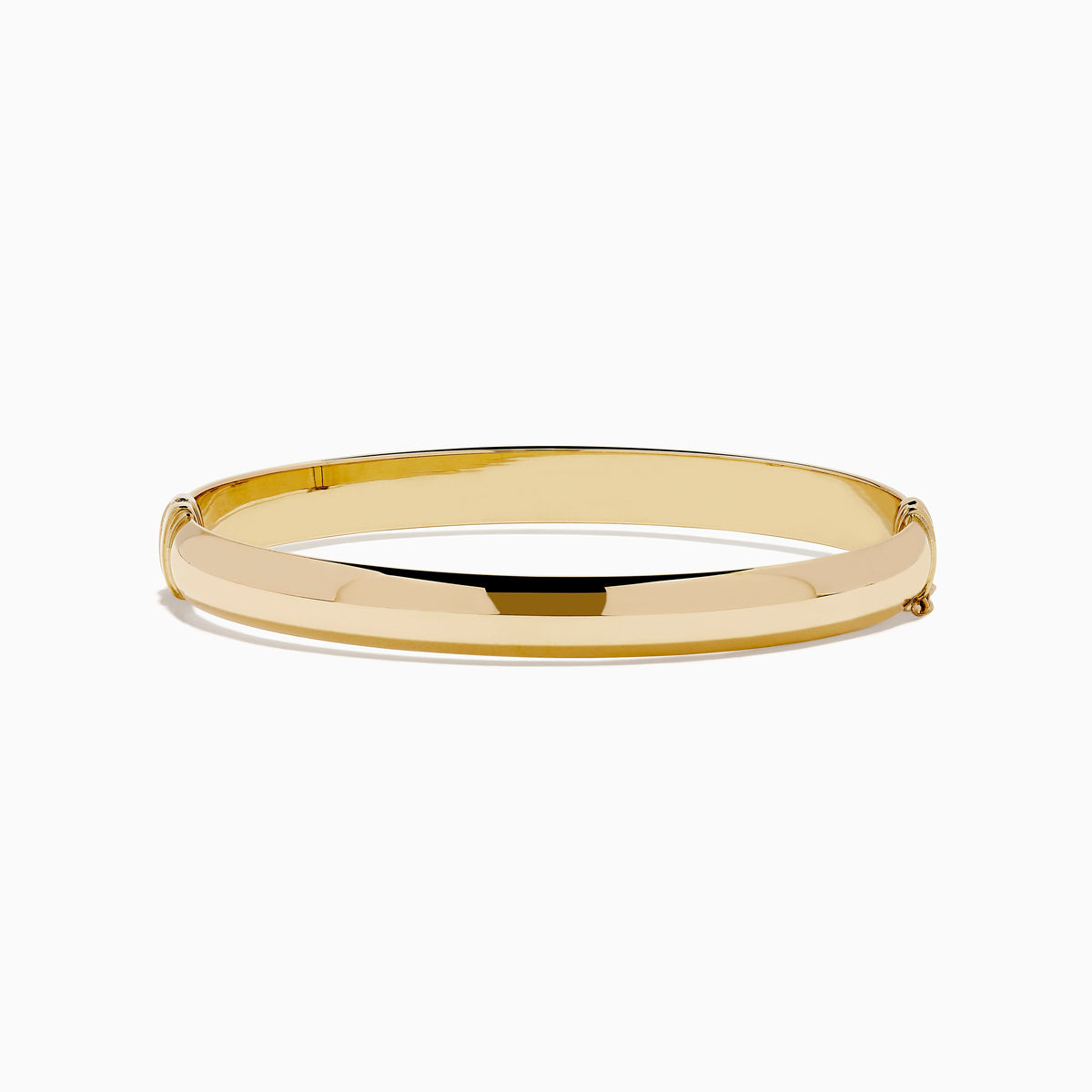 Oval with Hinge Bracelet in 14K Yellow Gold