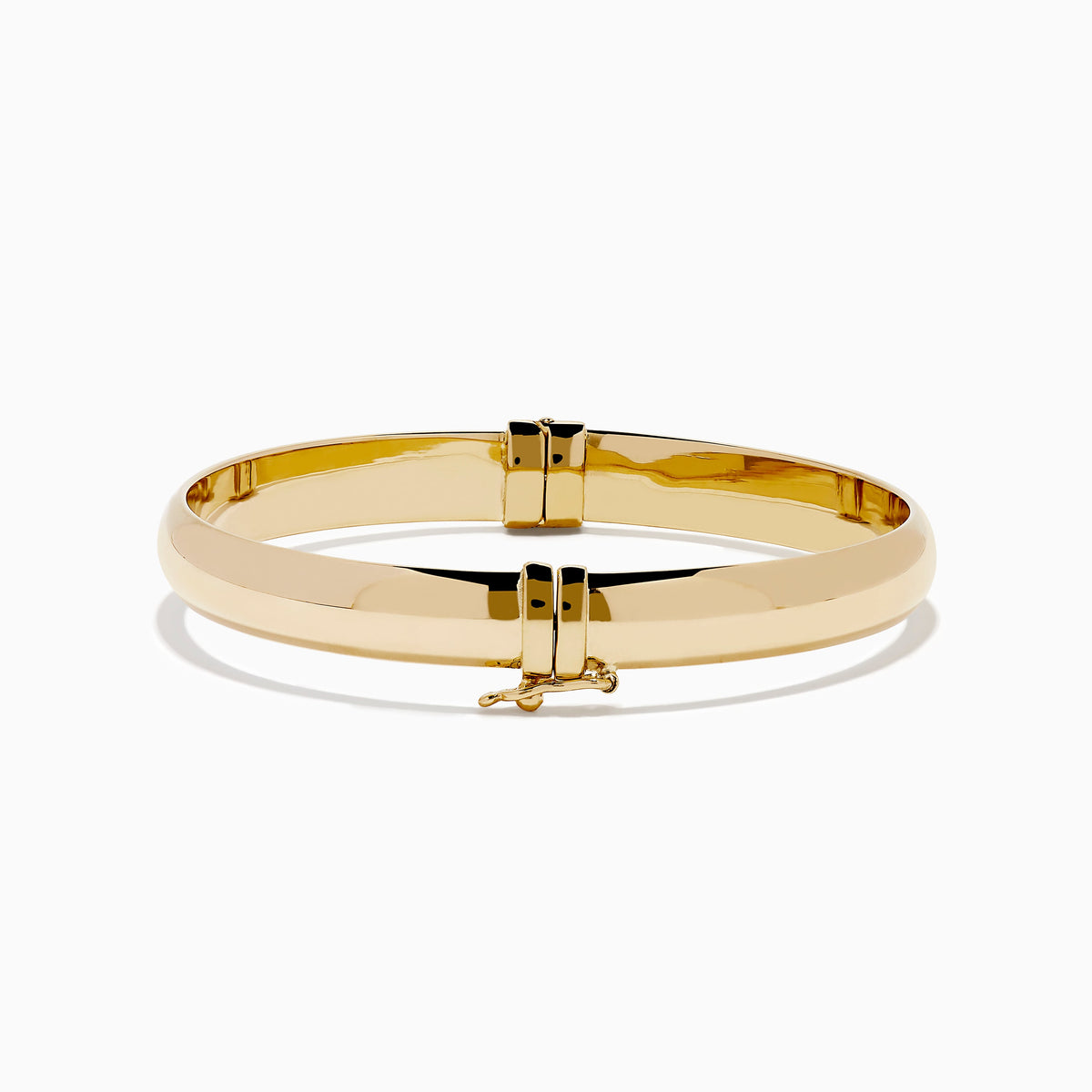 Oval with Hinge Bracelet in 14K Yellow Gold view 4