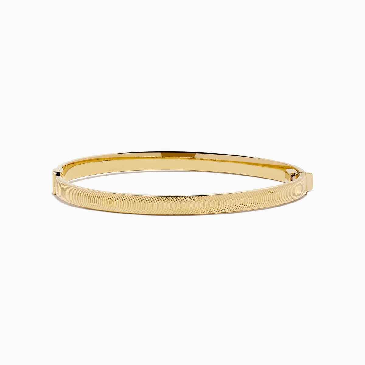 Hollow Hinge Bracelet in 14K Yellow Gold