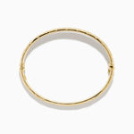 Textured Hinge Bracelet in 14K Yellow Gold view 3