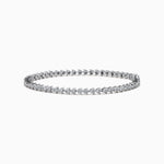 Diamond Miracle Setting Tennis Bracelet in 14K White Gold