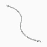 Diamond Miracle Setting Tennis Bracelet in 14K White Gold view 2