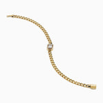 Diamond Bracelet in 14K Yellow Gold view 2