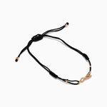 Diamond Pave Ribbon Bolo Bracelet in 14K Rose Gold view 2