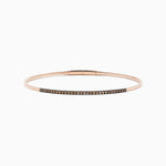 Espresso Diamond Bangle in 14K Rose Gold