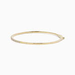 Pave Diamond Flexible Bangle in 14K Yellow Gold view 4