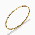 Diamond Flex Bangle in 14K Yellow Gold view 2