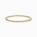 Diamond Flex Bangle in 14K Yellow Gold view 4