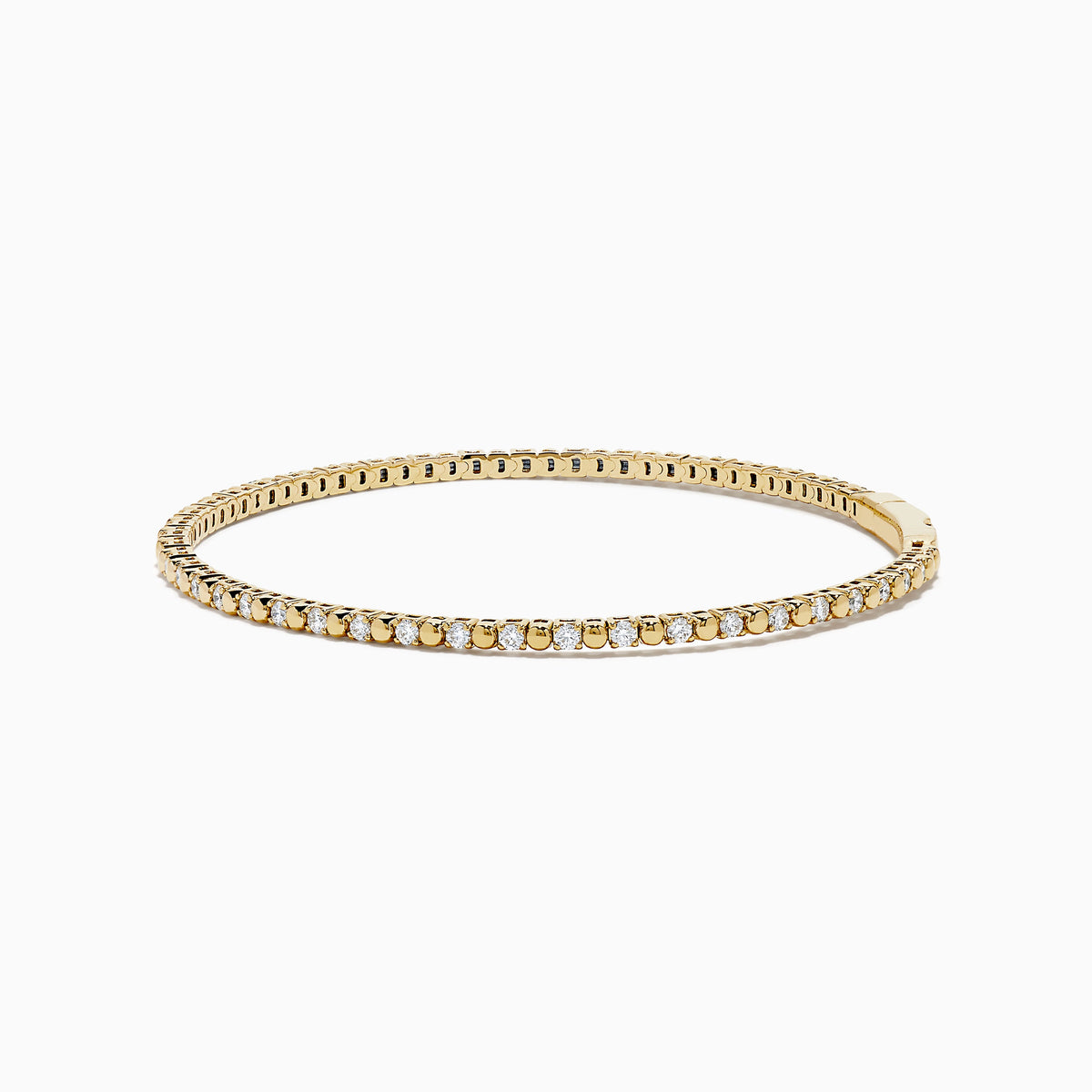Diamond Flex Bangle in 14K Yellow Gold view 4