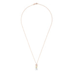 Diamond Starfish Trio Pendant in 14K Tri Color Gold, 0.23 ctw view 2