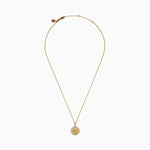 Diamond Virgo Necklace in 14K Yellow Gold view 4