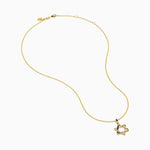Diamond Pavé Star of David Pendant in 14K Yellow Gold view 2