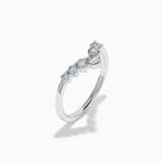 Diamond Stacking Band in 14K White Gold view 4
