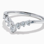 Diamond Stacking Band in 14K White Gold view 2