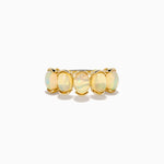 Opal Oval Five-Stone Band in 14K Yellow Gold
