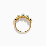 Opal Oval Five-Stone Band in 14K Yellow Gold view 3